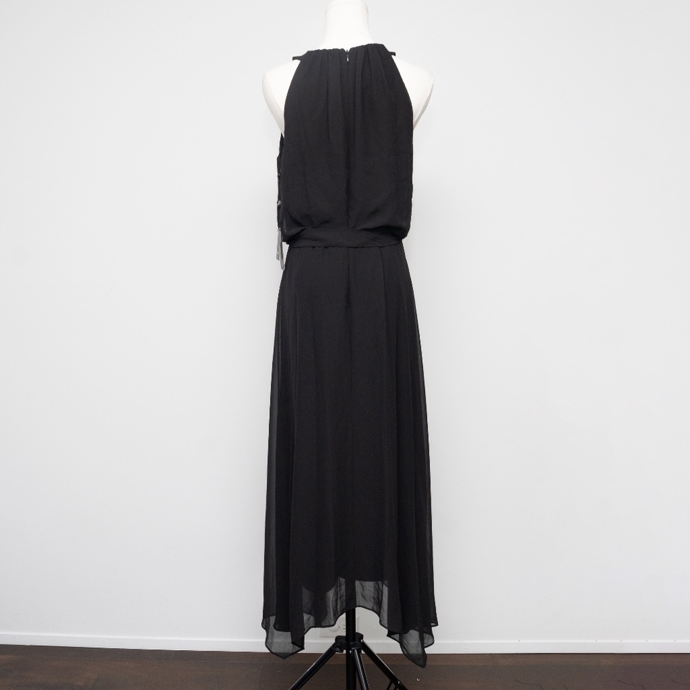 Adrianna Papell - Chiffon Overlay Jumpsuit - Picture 3 of 14